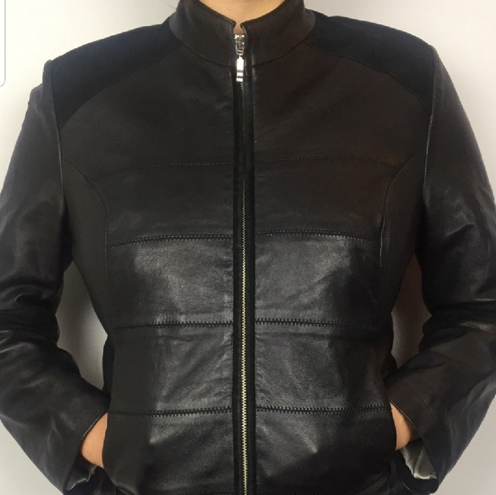 Genuine Black Leather Jacket